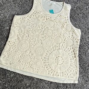 3/$28 Maurices Crochet Tank Top Maurices Sleeveless Top